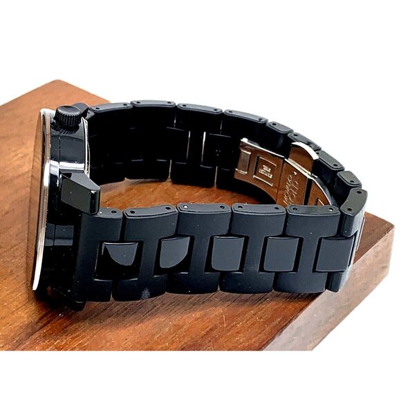 Movado Men's Watch 3600047 Bold Swiss Quartz Black Dial Stainless Steel Rubber - Picture 10 of 14